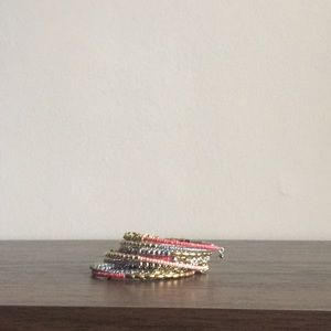 Slinky Style Beaded Bracelet